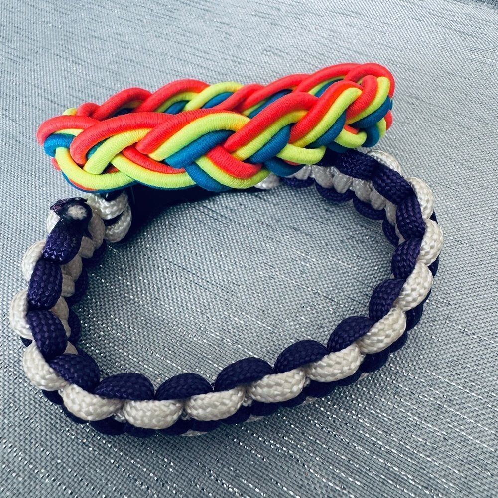 2 Rope Braided Woven Bracelets - Picture 2 of 2